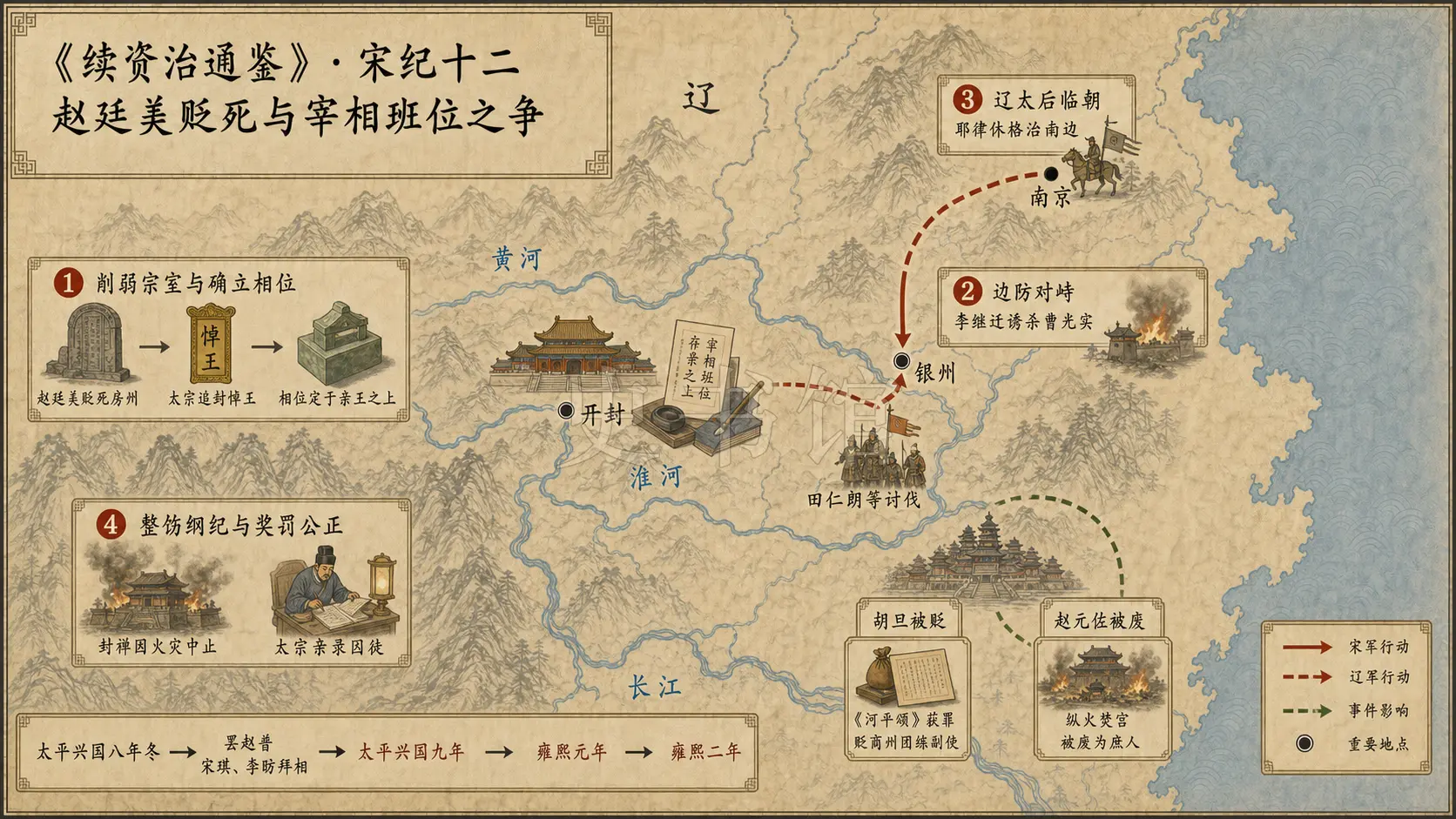 《续资治通鉴》宋纪 宋纪十二章节配图