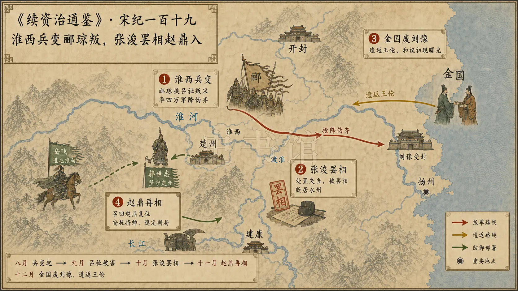 《续资治通鉴》宋纪 宋纪一百十九章节配图