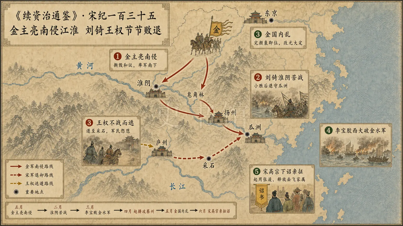 《续资治通鉴》宋纪 宋纪一百三十五章节配图