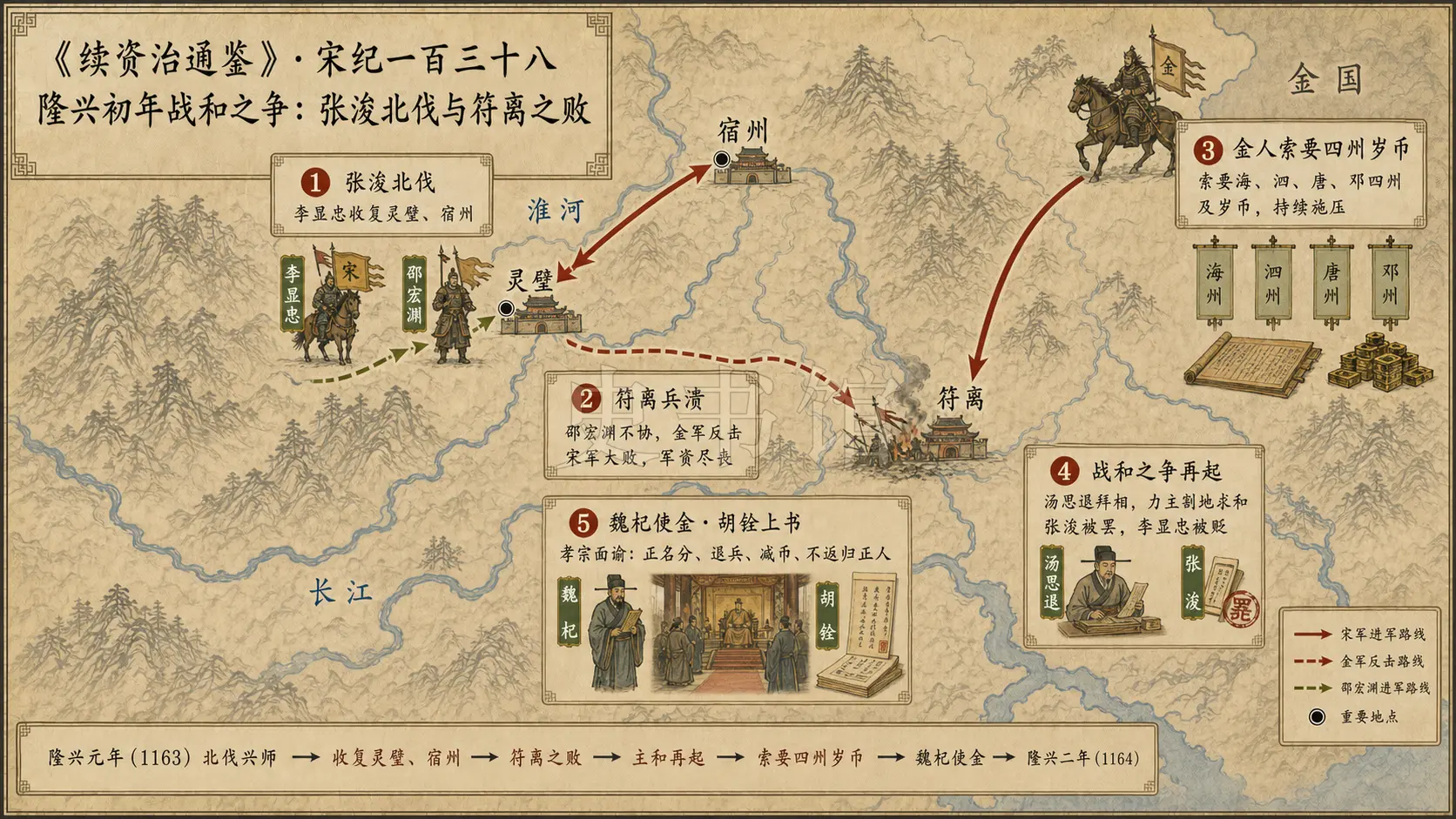 《续资治通鉴》宋纪 宋纪一百三十八章节配图