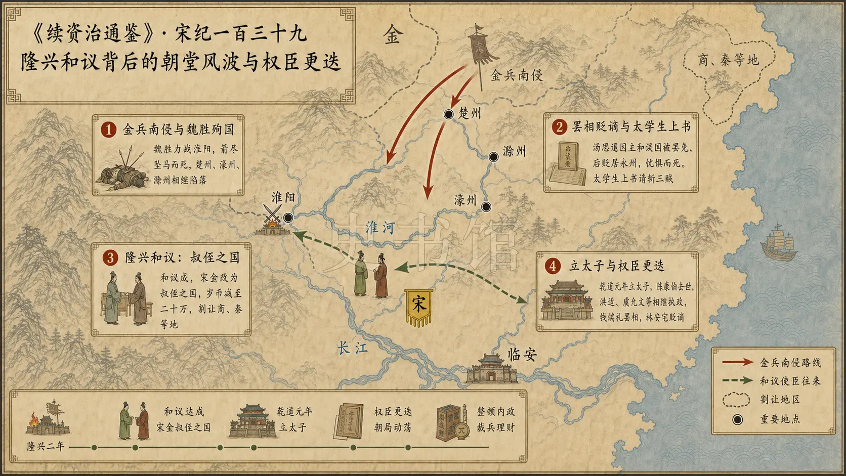 《续资治通鉴》宋纪 宋纪一百三十九章节配图