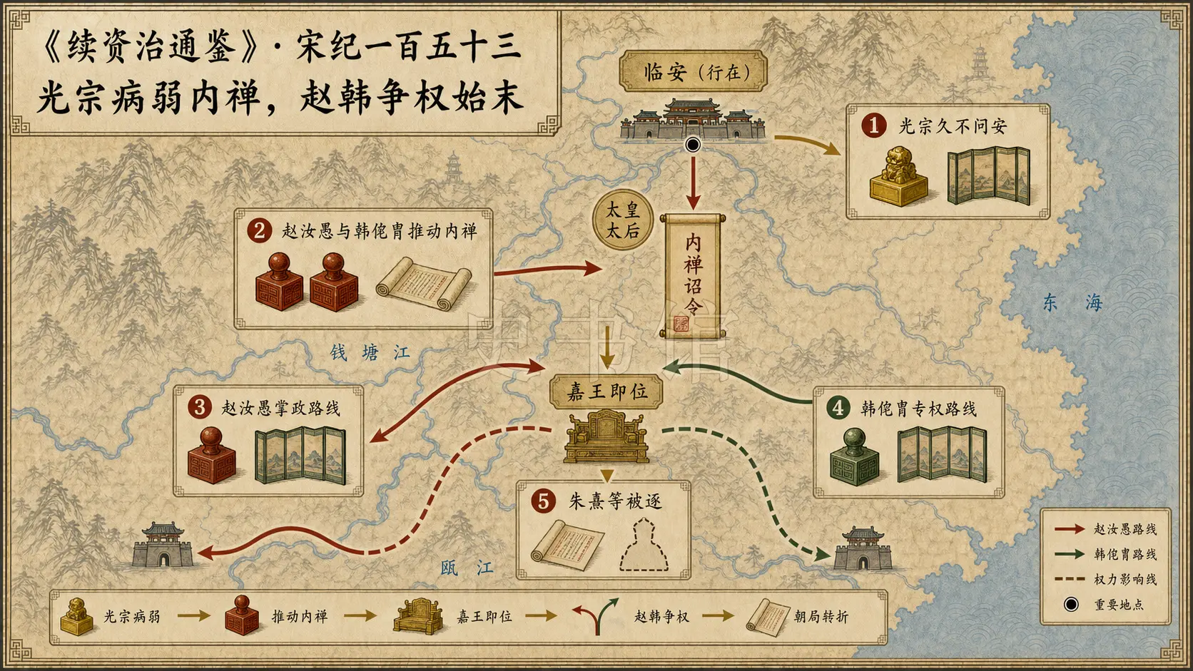 《续资治通鉴》宋纪 宋纪一百五十三章节配图
