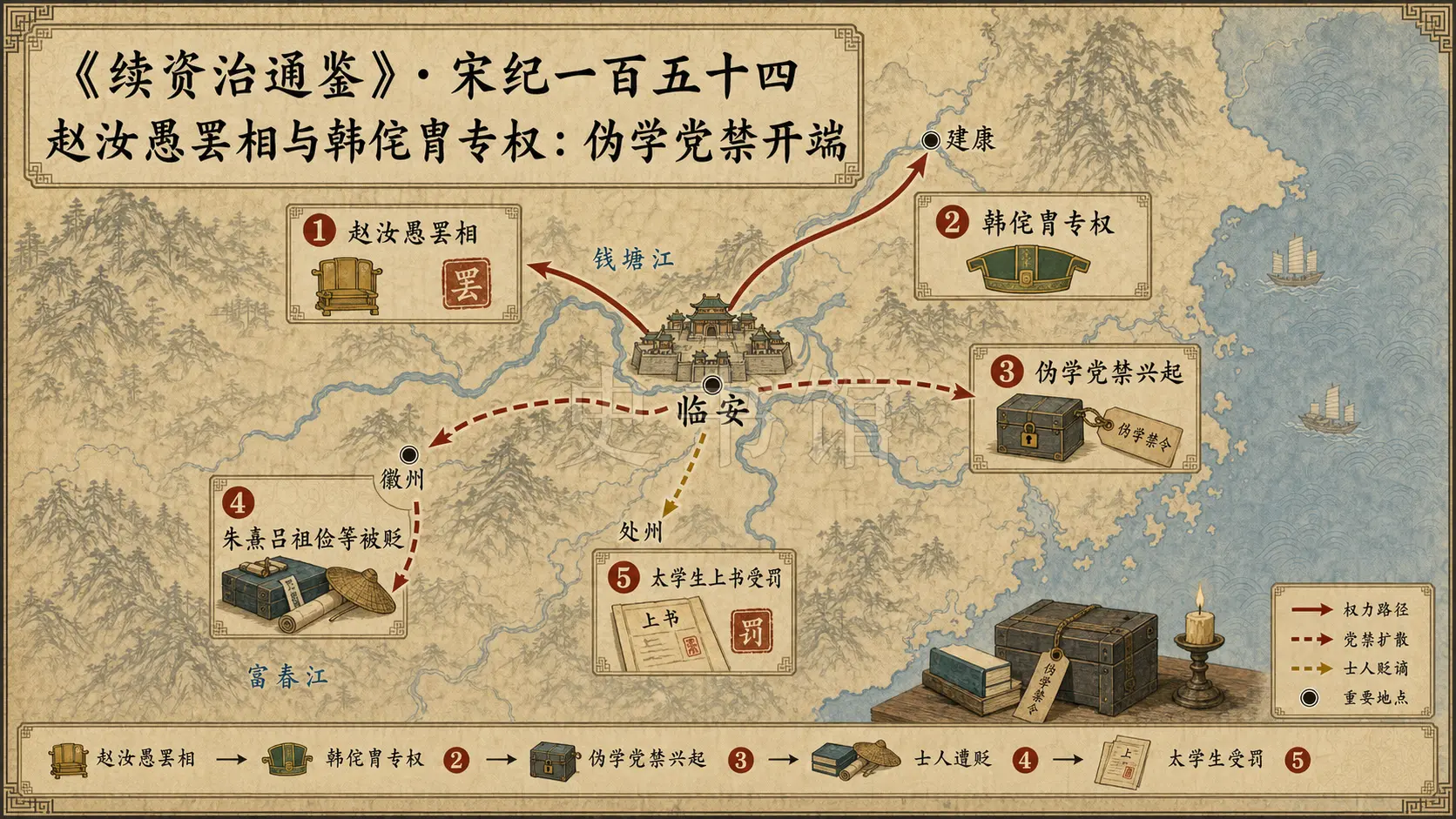 《续资治通鉴》宋纪 宋纪一百五十四章节配图