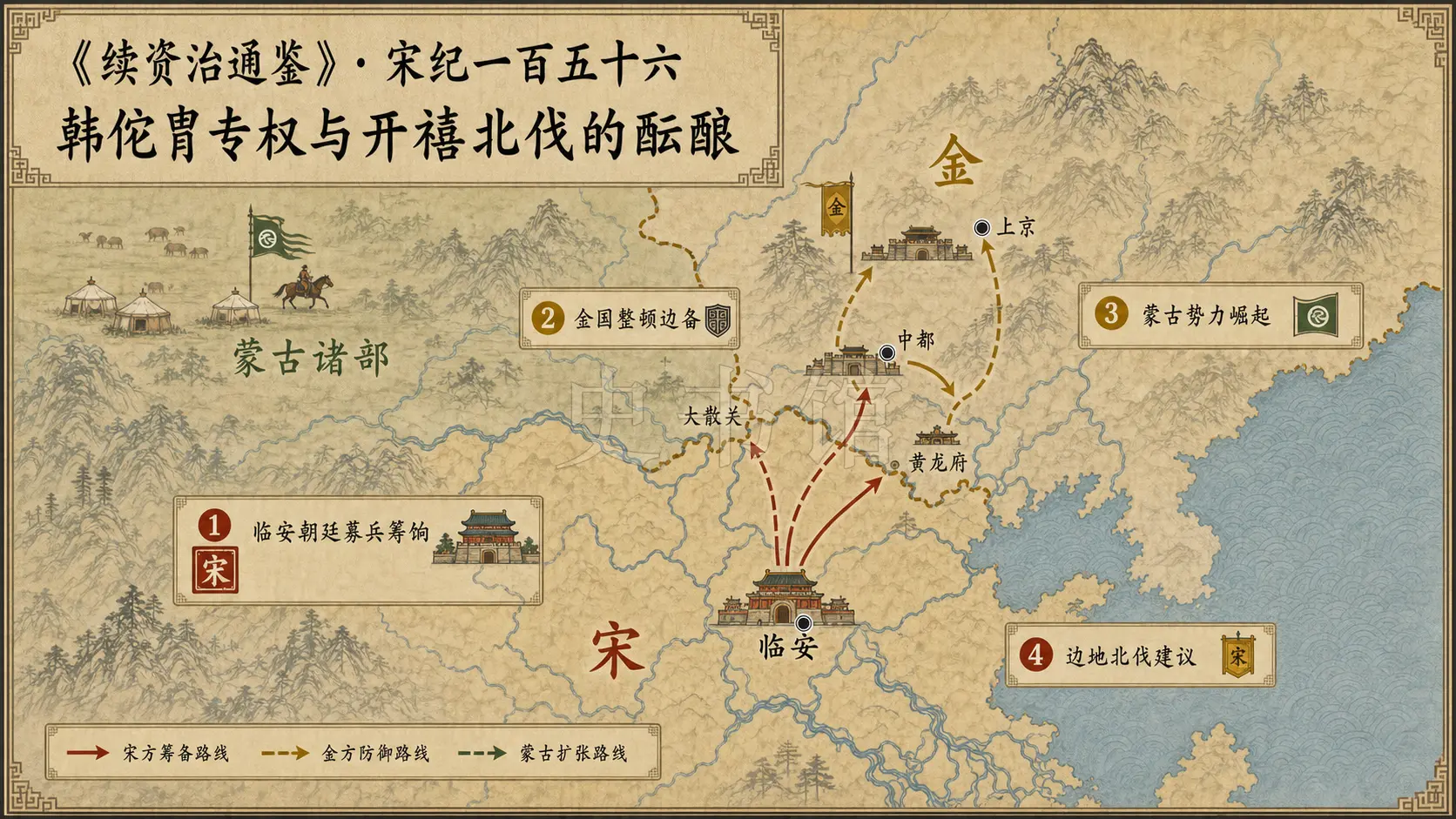 《续资治通鉴》宋纪 宋纪一百五十六章节配图