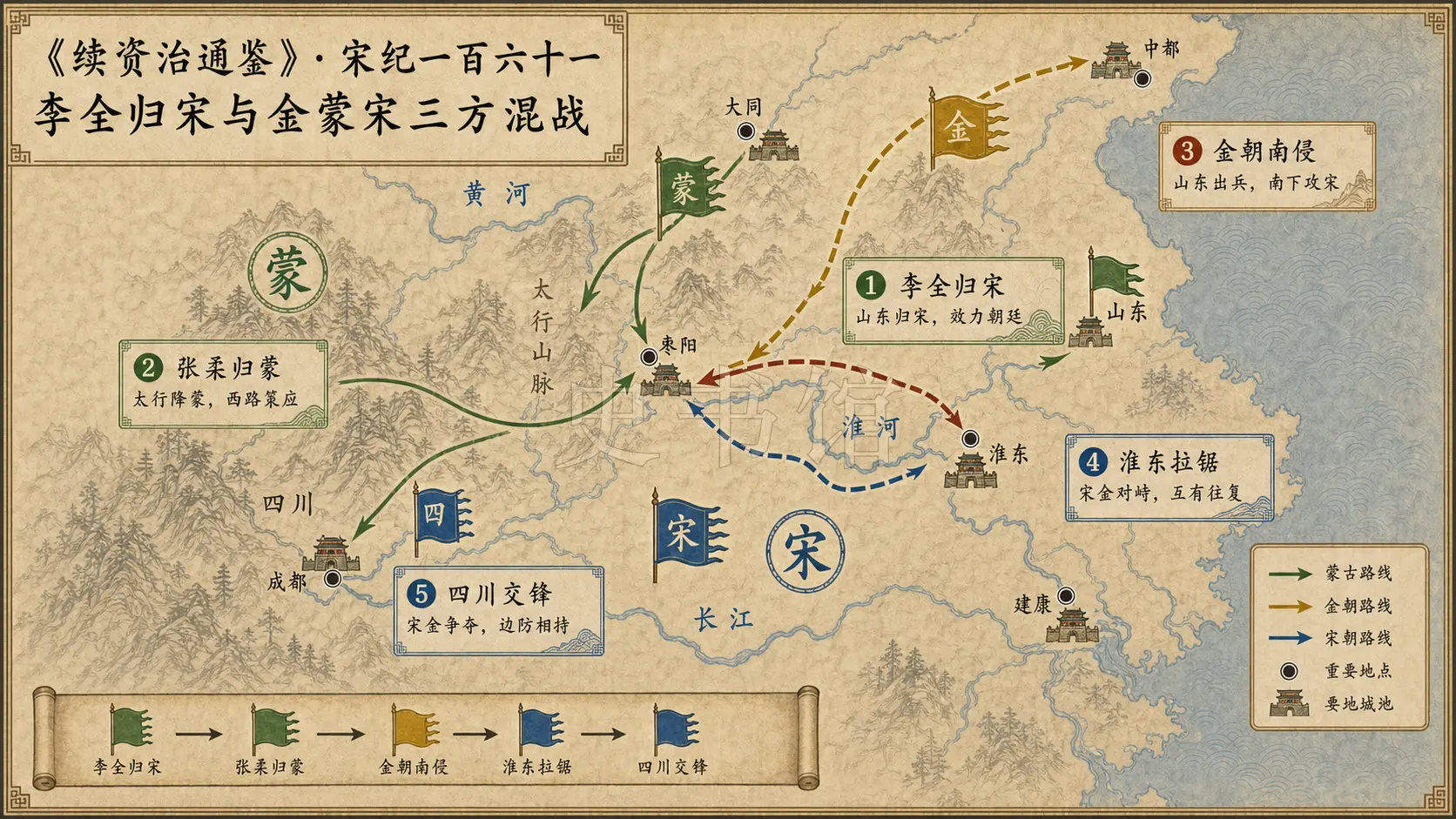 《续资治通鉴》宋纪 宋纪一百六十一章节配图