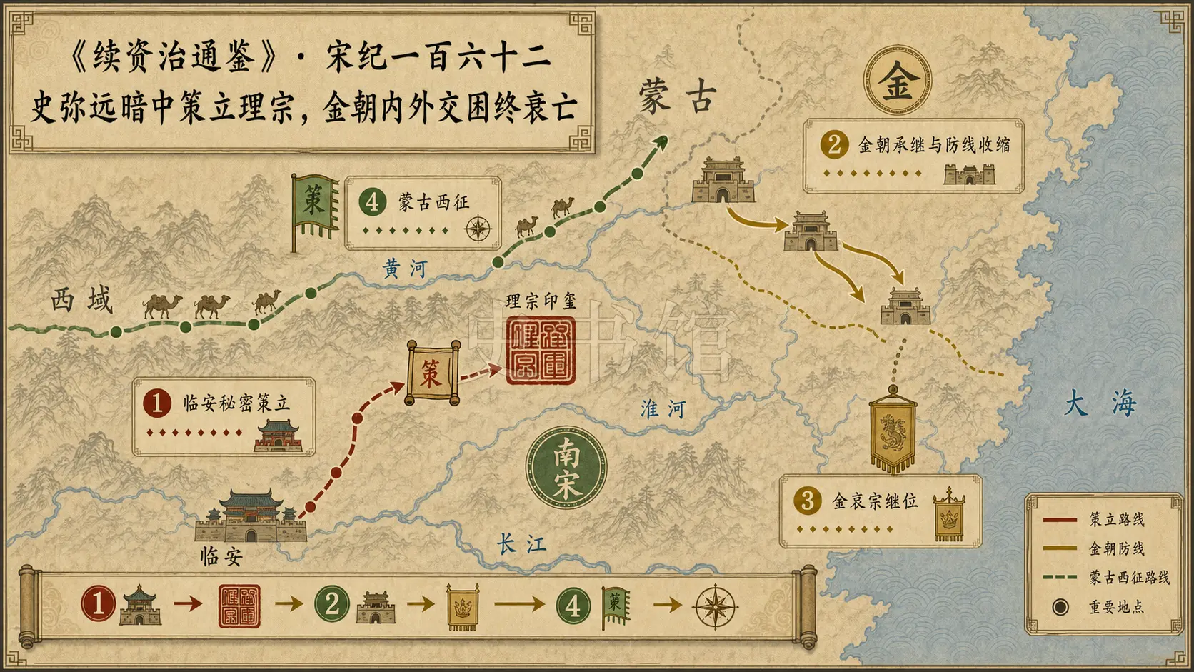 《续资治通鉴》宋纪 宋纪一百六十二章节配图