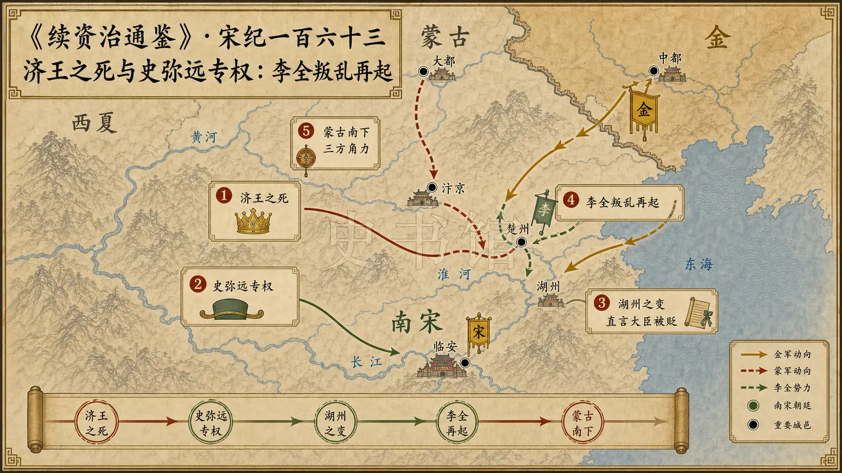 《续资治通鉴》宋纪 宋纪一百六十三章节配图