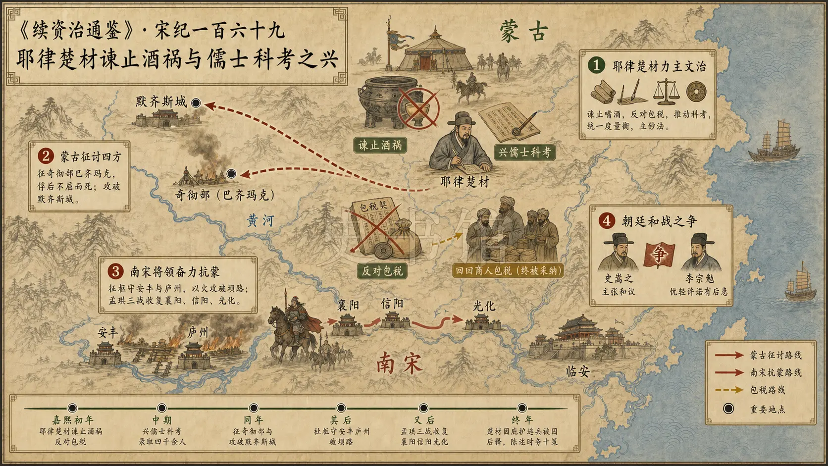 《续资治通鉴》宋纪 宋纪一百六十九章节配图