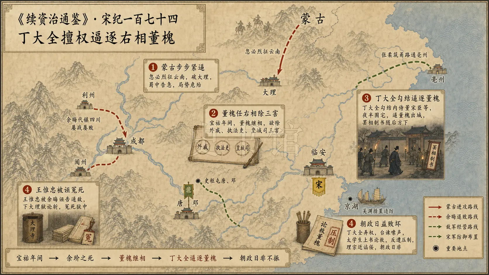 《续资治通鉴》宋纪 宋纪一百七十四章节配图