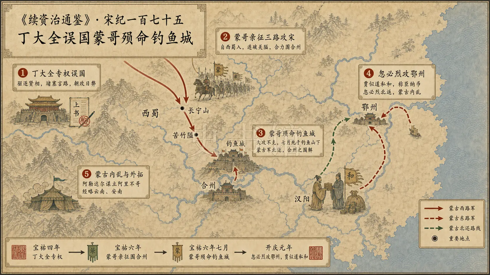 《续资治通鉴》宋纪 宋纪一百七十五章节配图