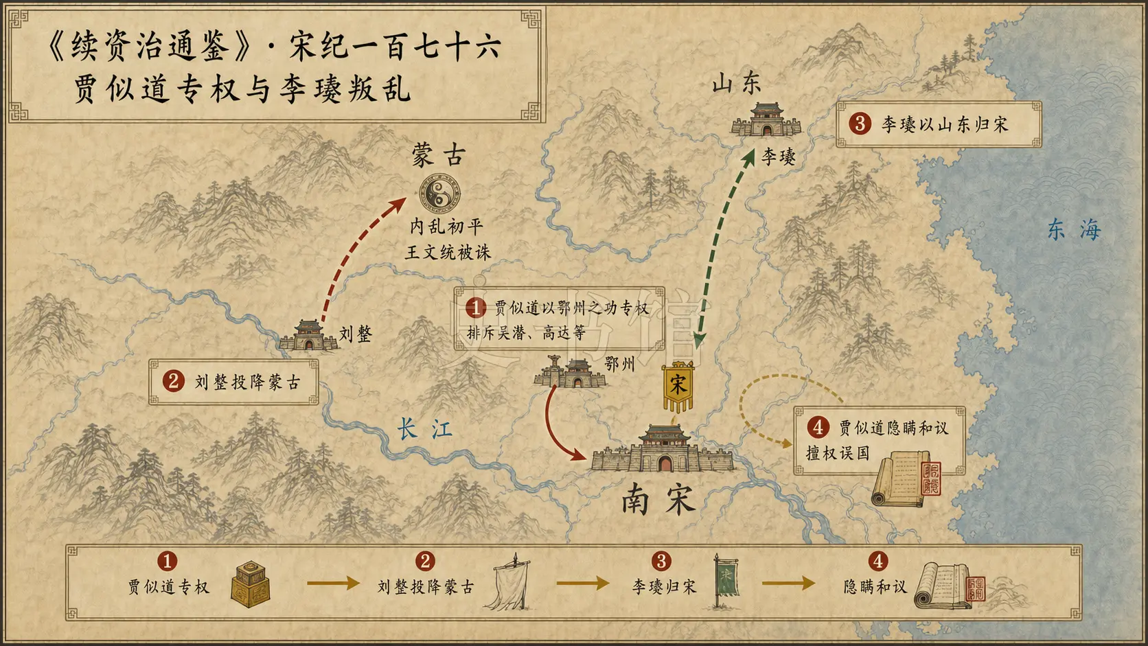 《续资治通鉴》宋纪 宋纪一百七十六章节配图