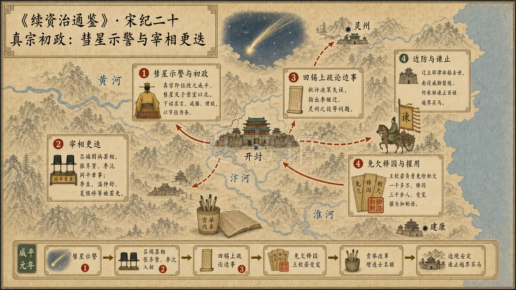 《续资治通鉴》宋纪 宋纪二十章节配图
