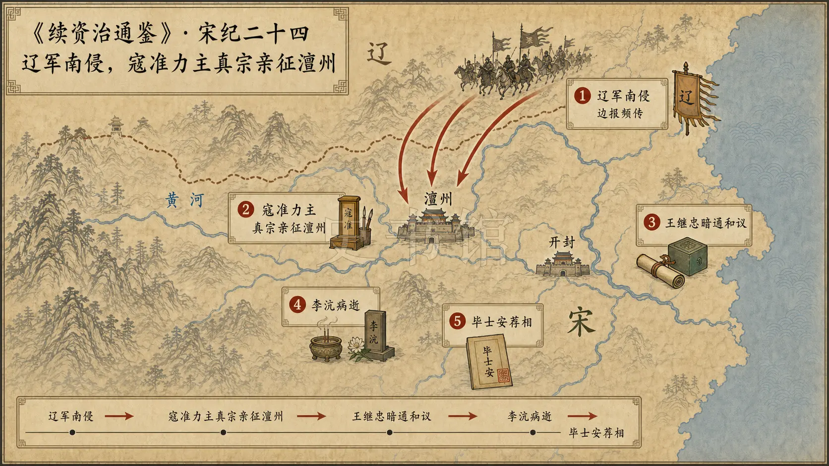 《续资治通鉴》宋纪 宋纪二十四章节配图