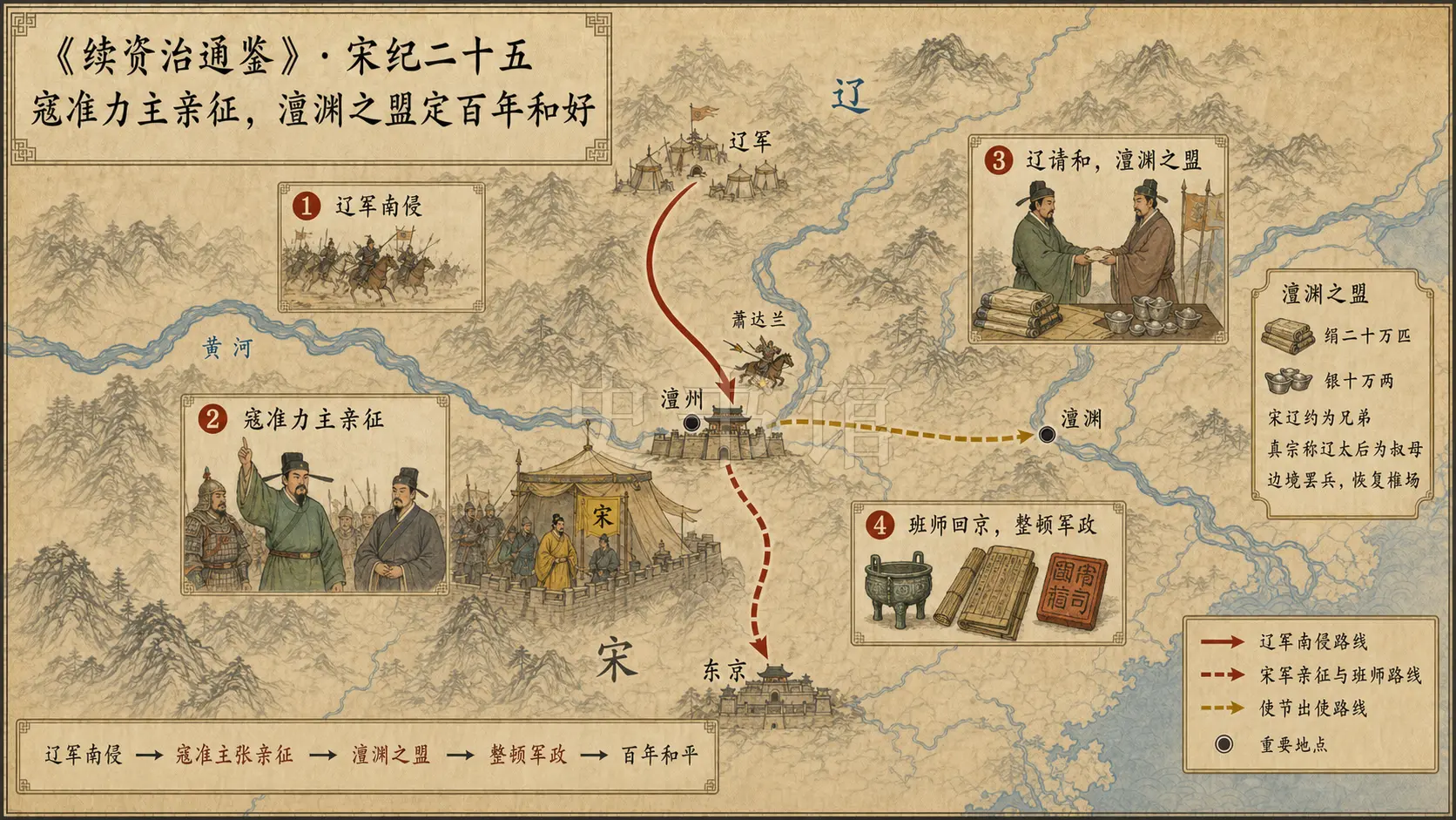 《续资治通鉴》宋纪 宋纪二十五章节配图