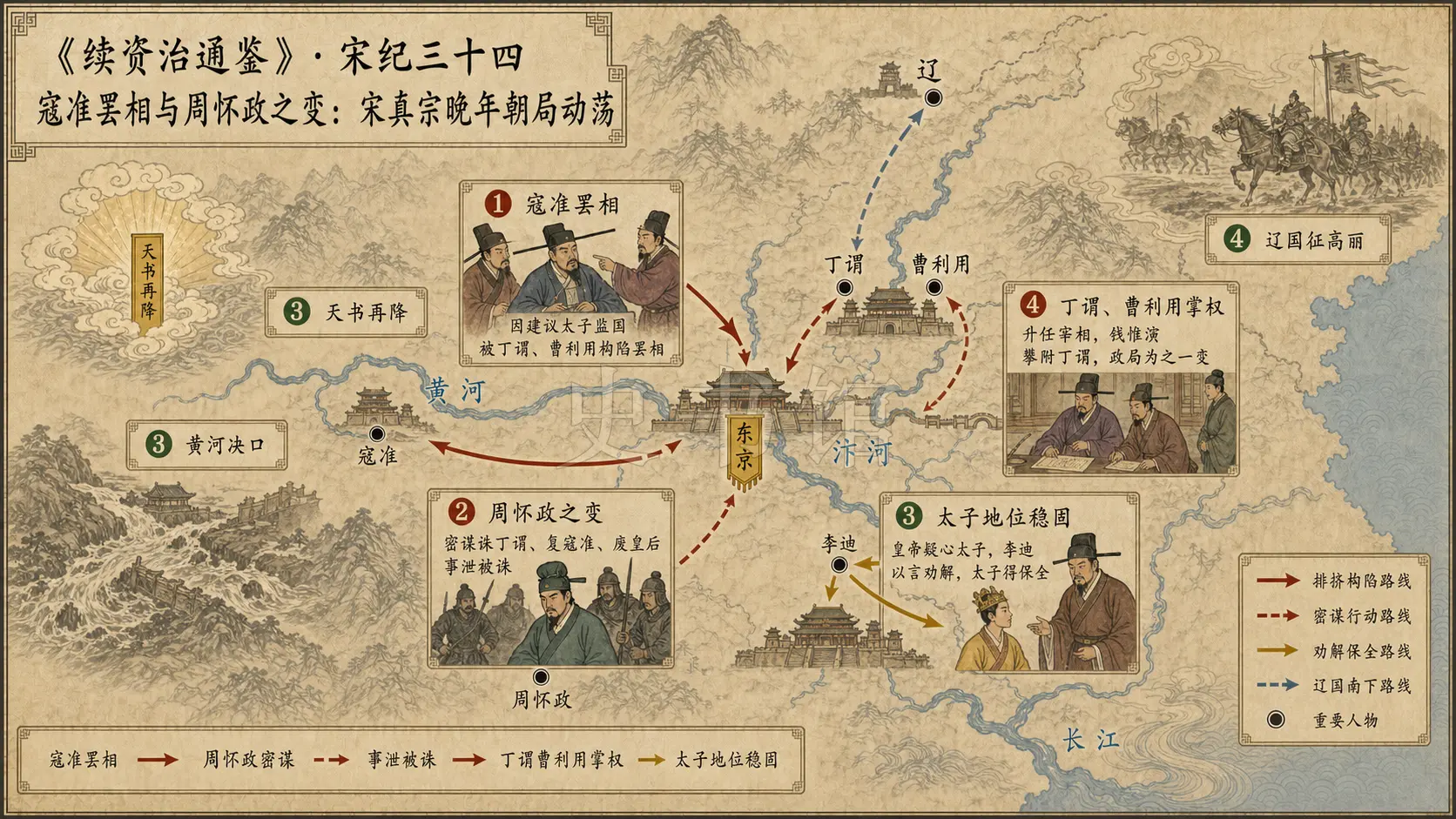《续资治通鉴》宋纪 宋纪三十四章节配图