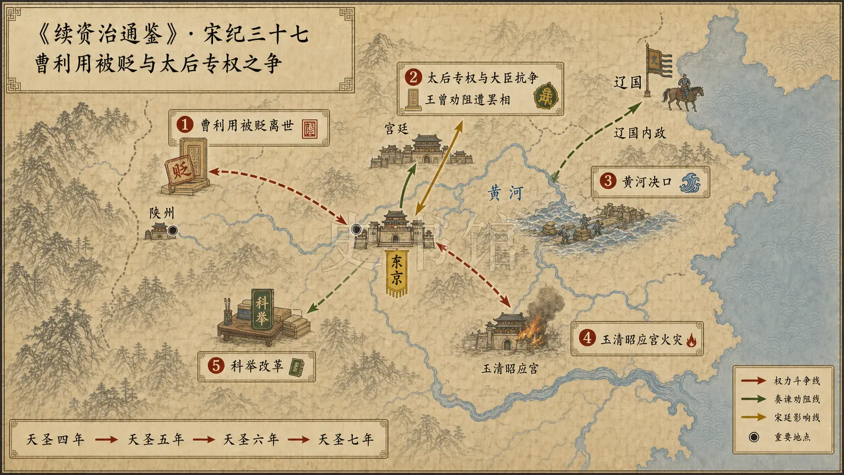 《续资治通鉴》宋纪 宋纪三十七章节配图