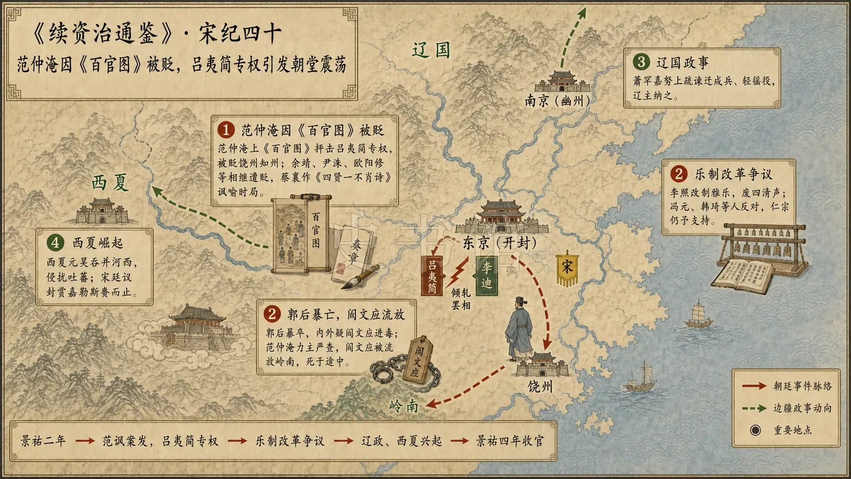 《续资治通鉴》宋纪 宋纪四十章节配图