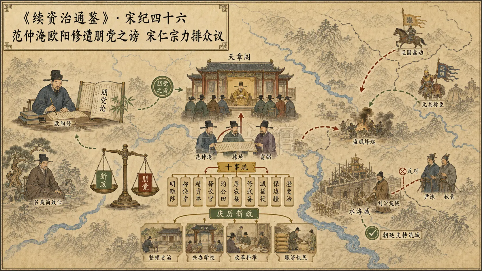 《续资治通鉴》宋纪 宋纪四十六章节配图
