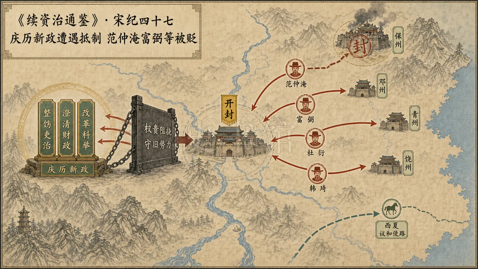 《续资治通鉴》宋纪 宋纪四十七章节配图