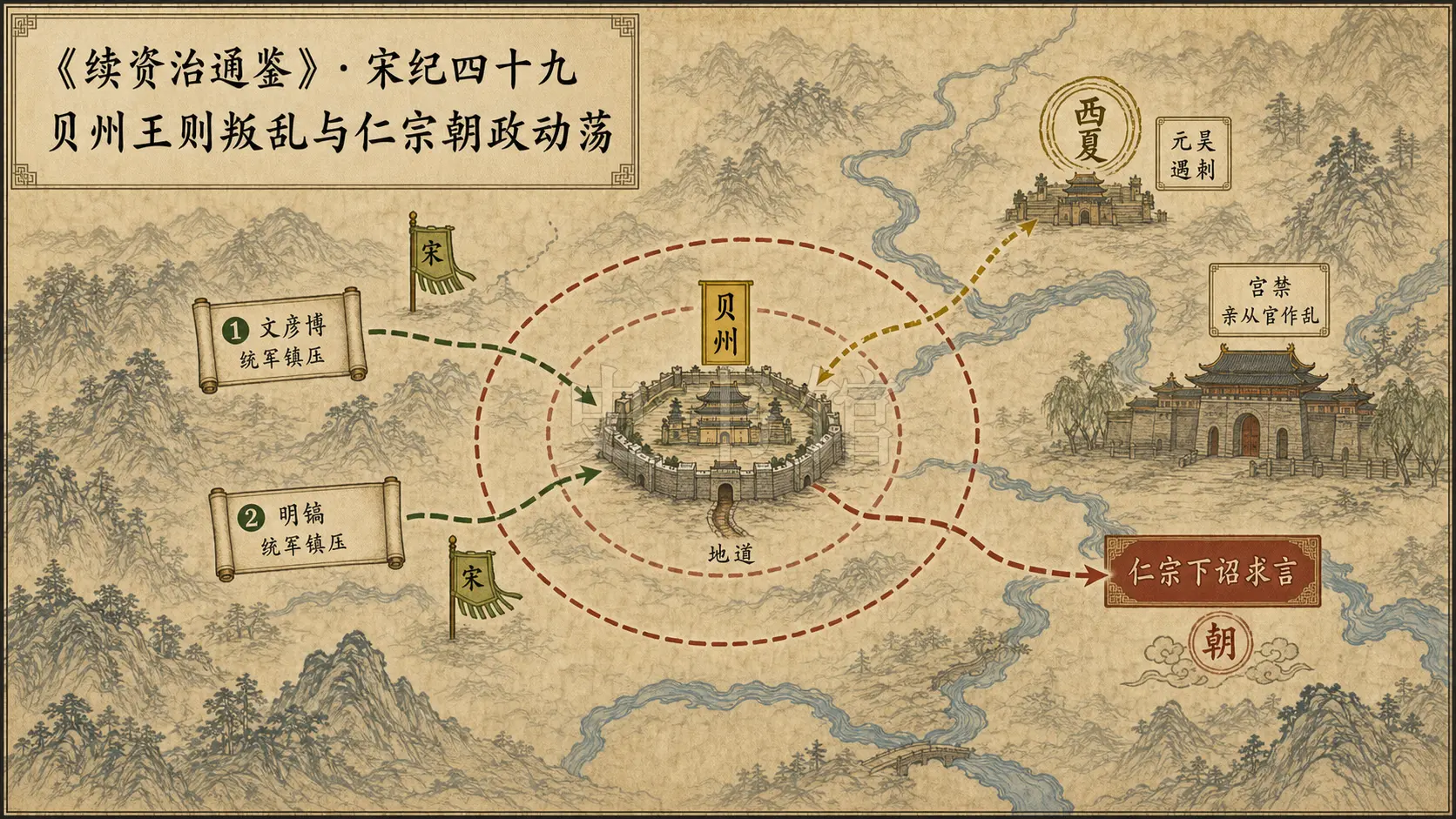 《续资治通鉴》宋纪 宋纪四十九章节配图
