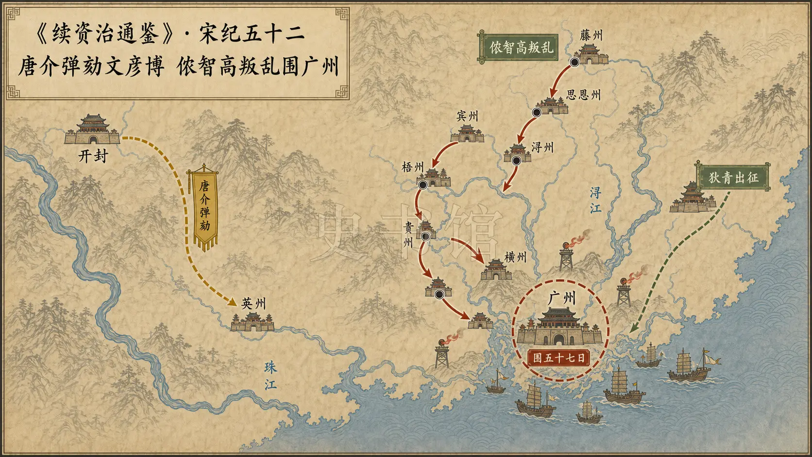 《续资治通鉴》宋纪 宋纪五十二章节配图