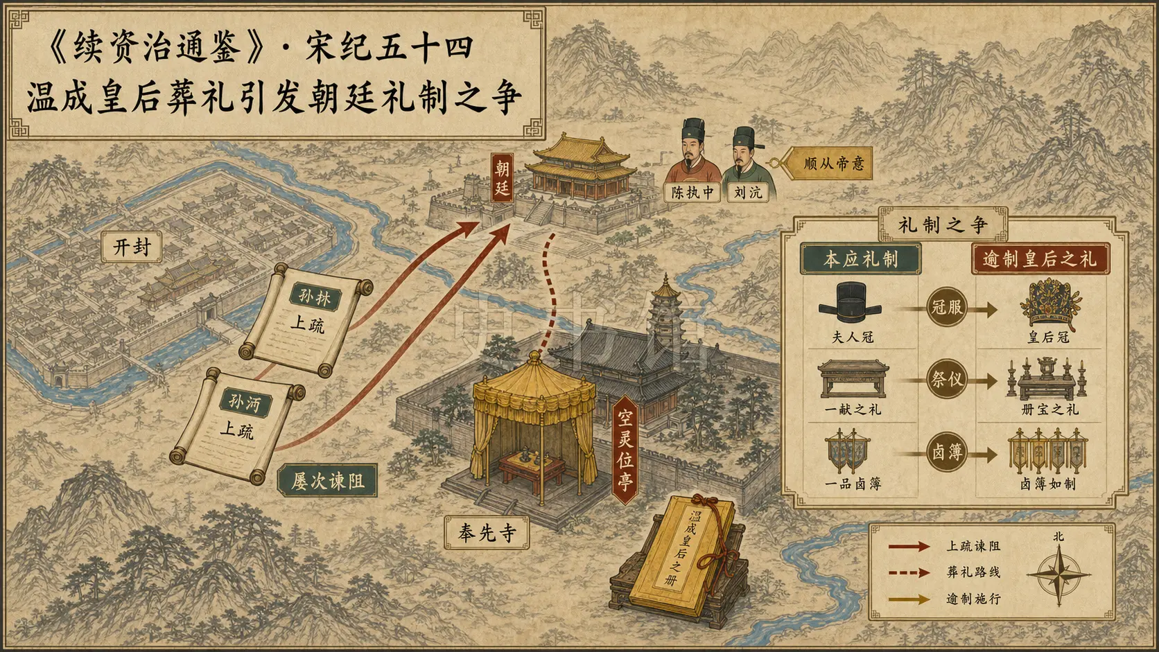 《续资治通鉴》宋纪 宋纪五十四章节配图