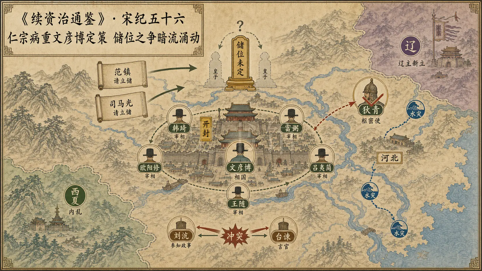 《续资治通鉴》宋纪 宋纪五十六章节配图