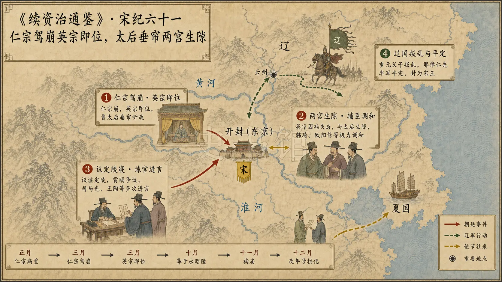 《续资治通鉴》宋纪 宋纪六十一章节配图