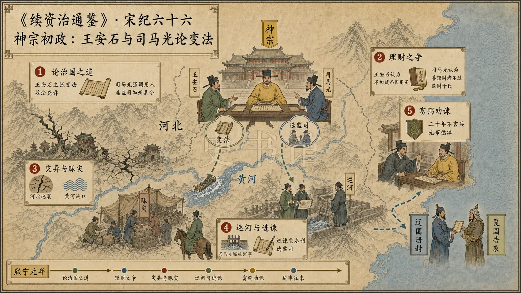 《续资治通鉴》宋纪 宋纪六十六章节配图