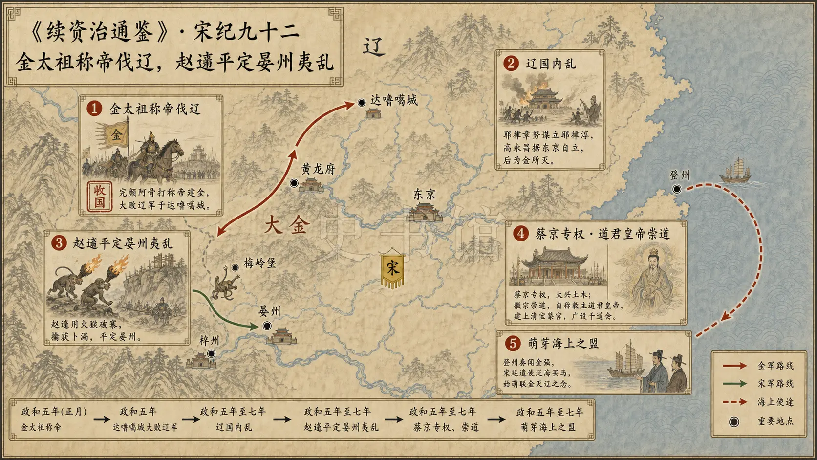 《续资治通鉴》宋纪 宋纪九十二章节配图