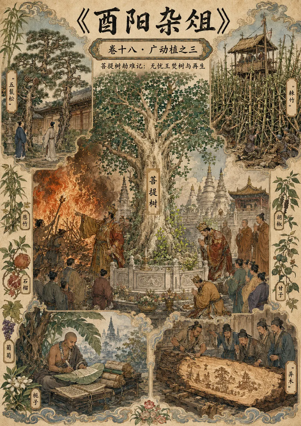 《酉阳杂俎》正文 卷十八广动植之三章节配图