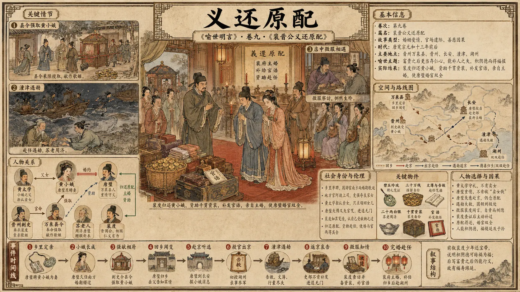 《喻世明言》正文 卷九裴晋公义还原配章节配图