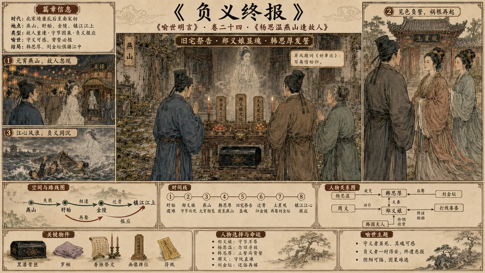 《喻世明言》正文 卷二十四杨思温燕山逢故人章节配图