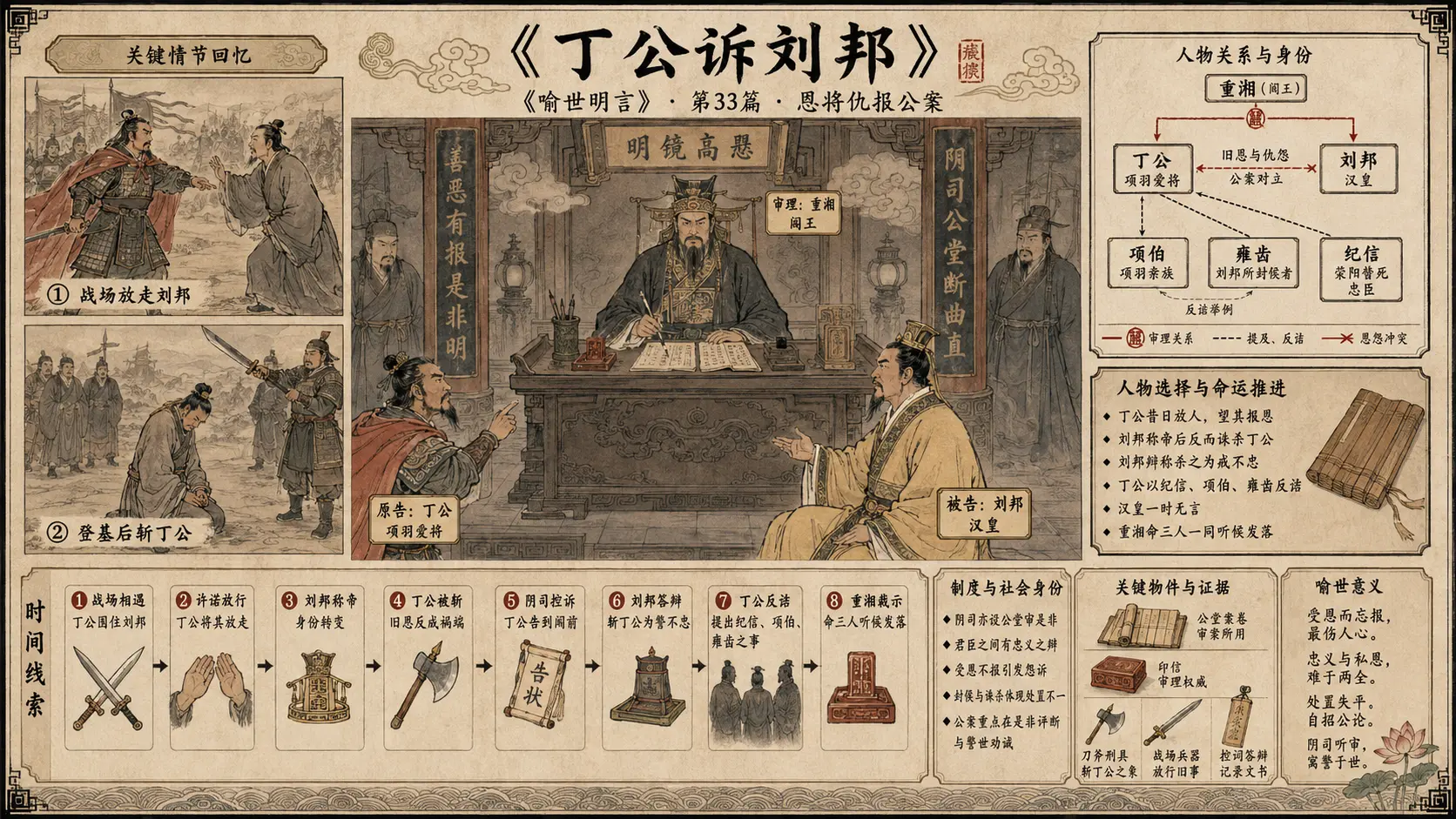 《喻世明言》正文 卷三十三张古老种瓜娶文女章节配图