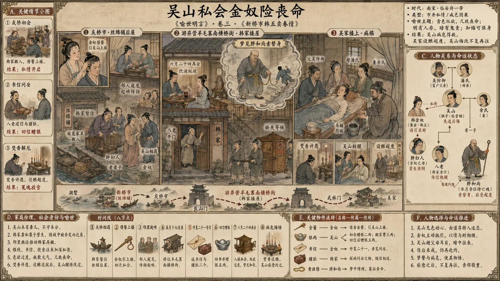 《喻世明言》正文 卷三新桥市韩五卖春情章节配图