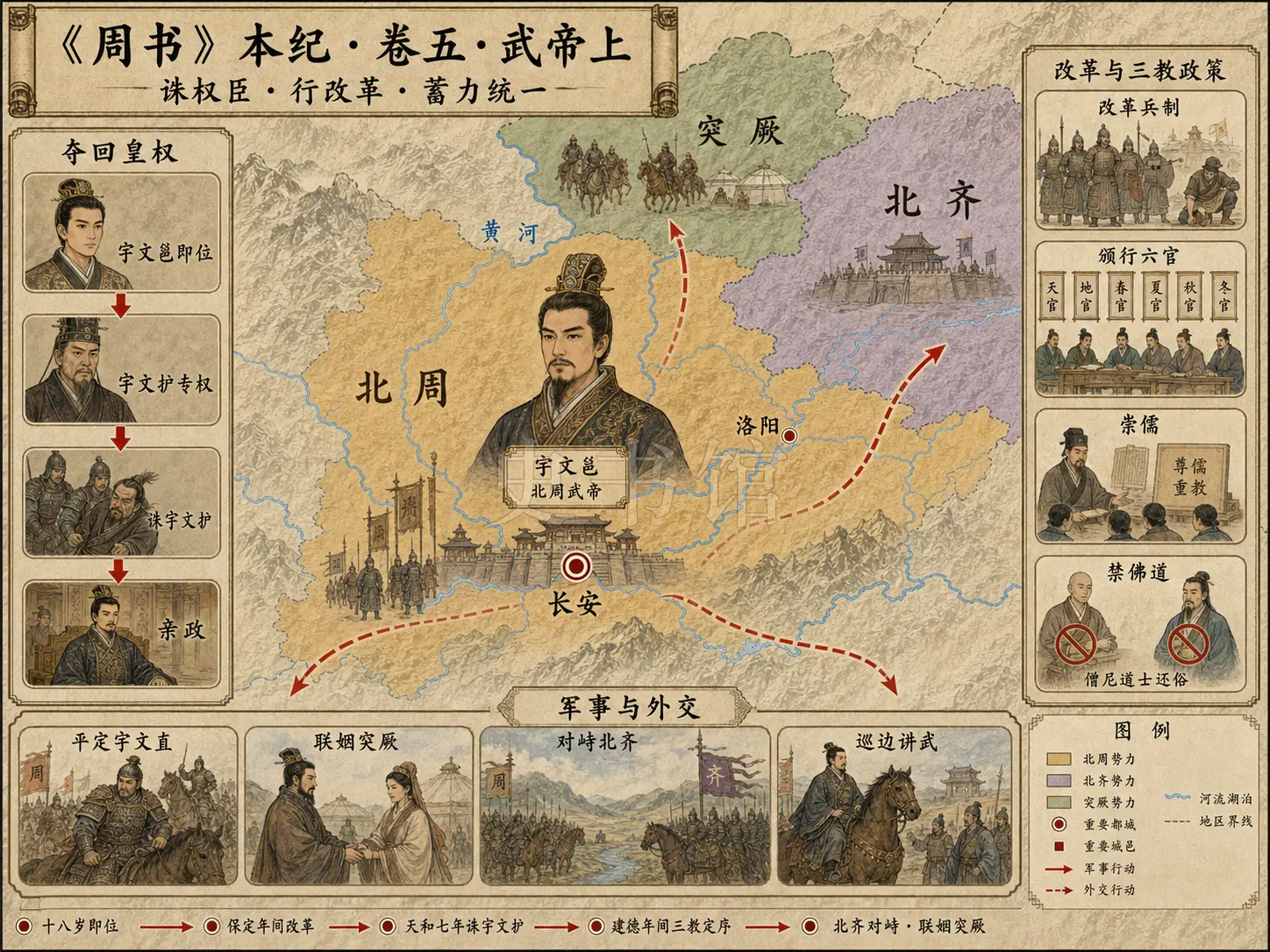 《周书》本纪 卷五武帝上章节配图