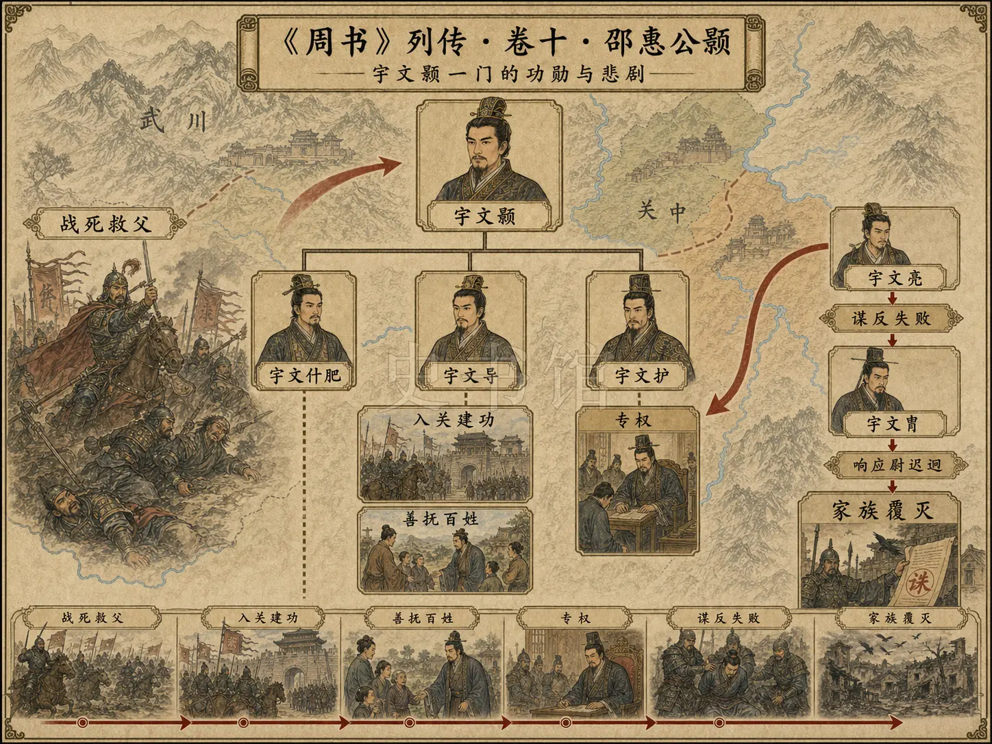 《周书》列传 卷十邵惠公颢章节配图