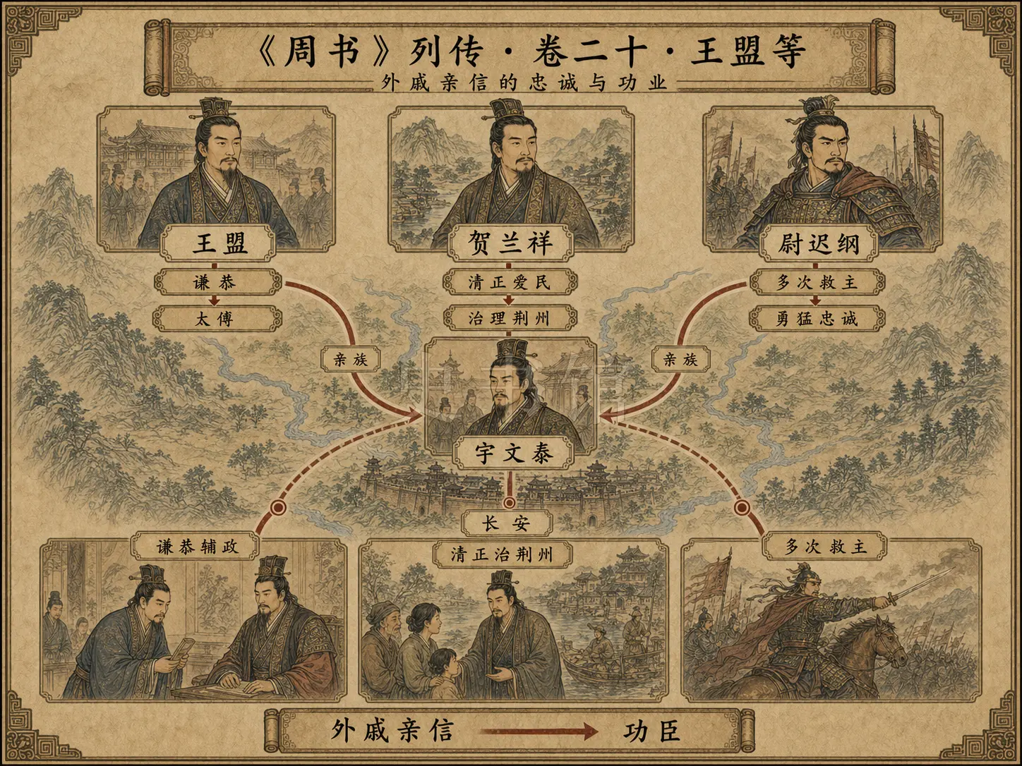 《周书》列传 卷二十王盟等章节配图