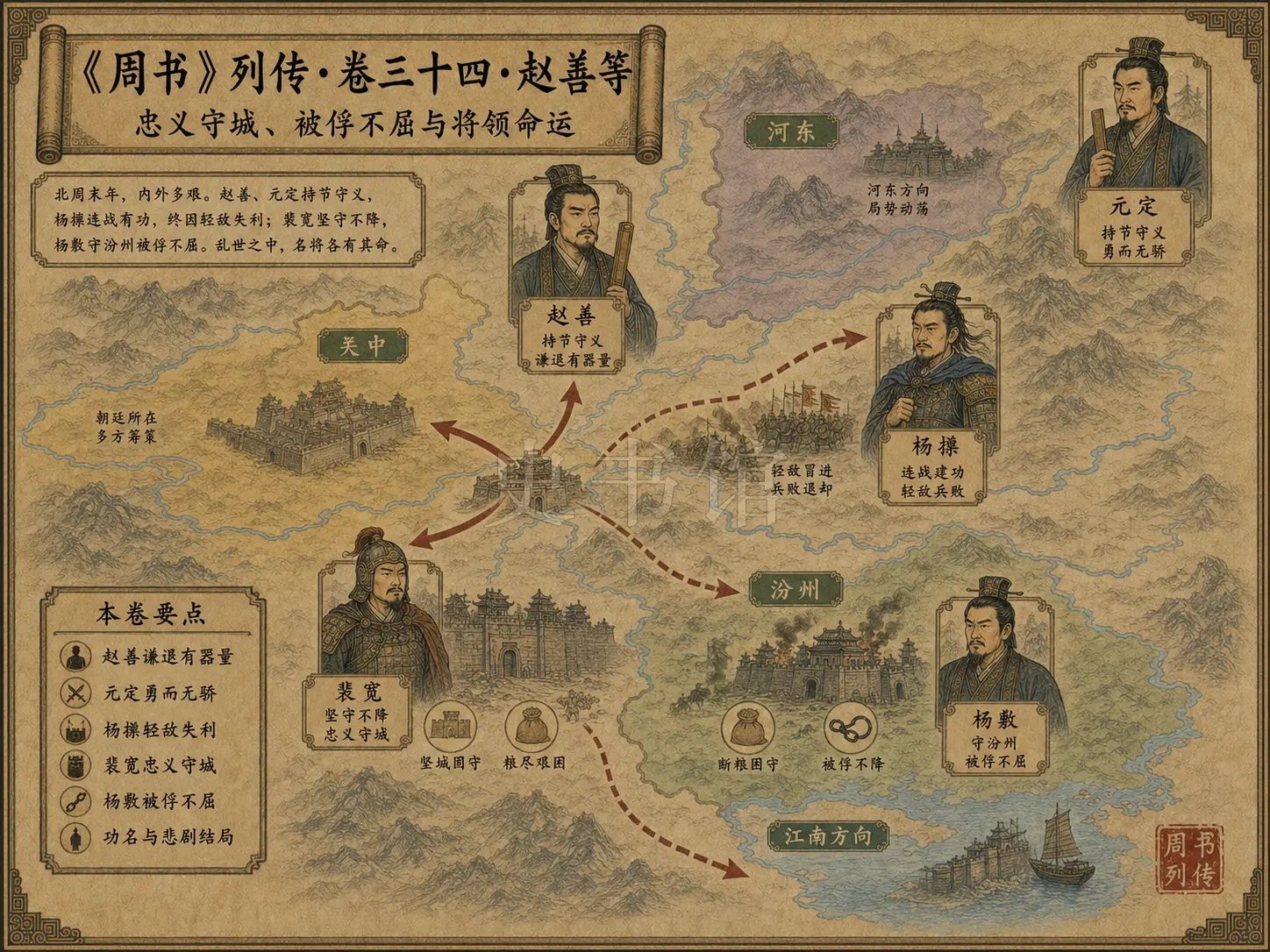 《周书》列传 卷三十四赵善等章节配图