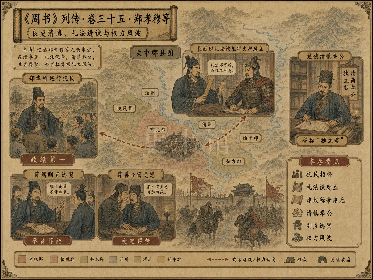 《周书》列传 卷三十五郑孝穆等章节配图