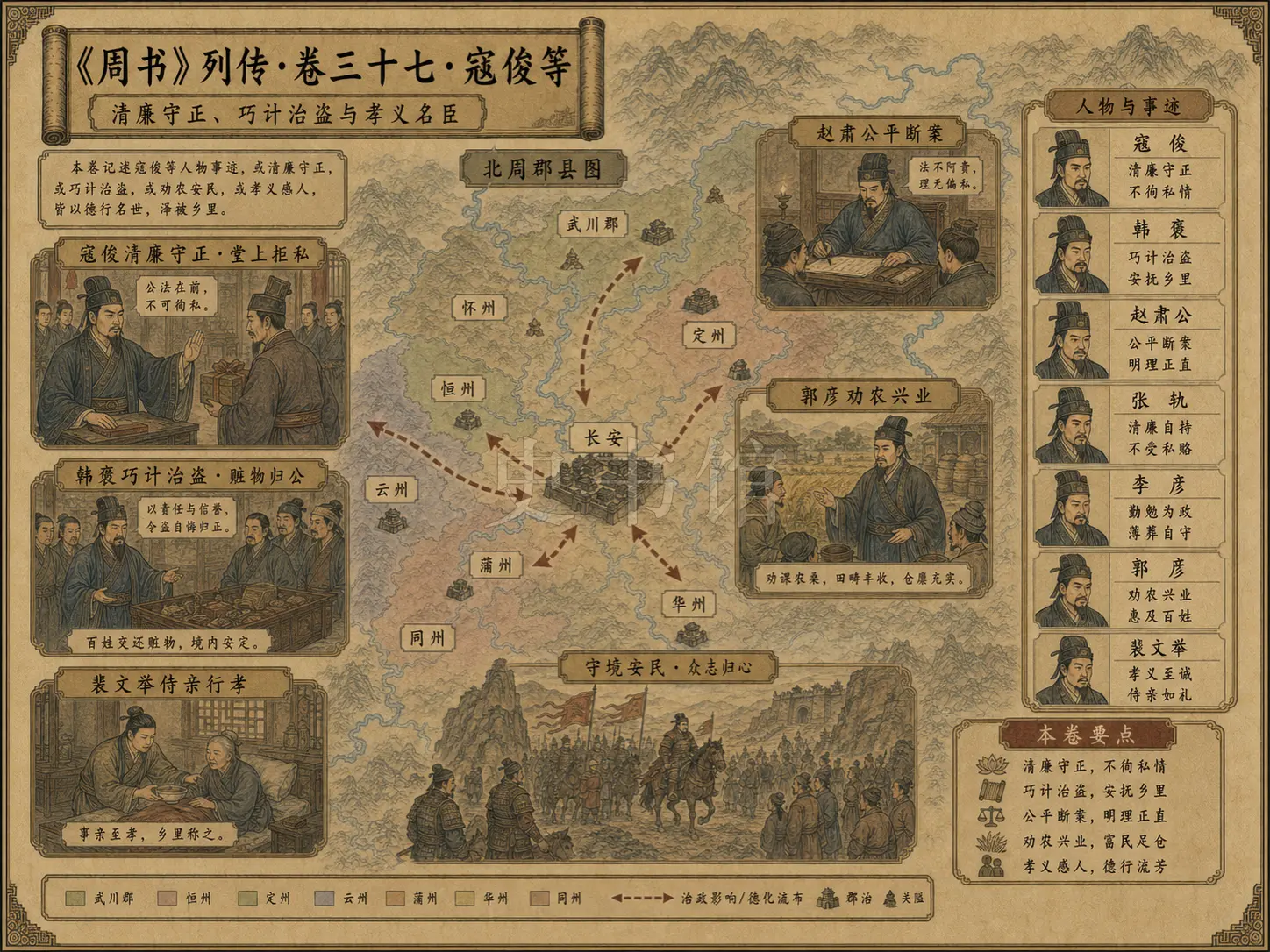 《周书》列传 卷三十七寇俊等章节配图