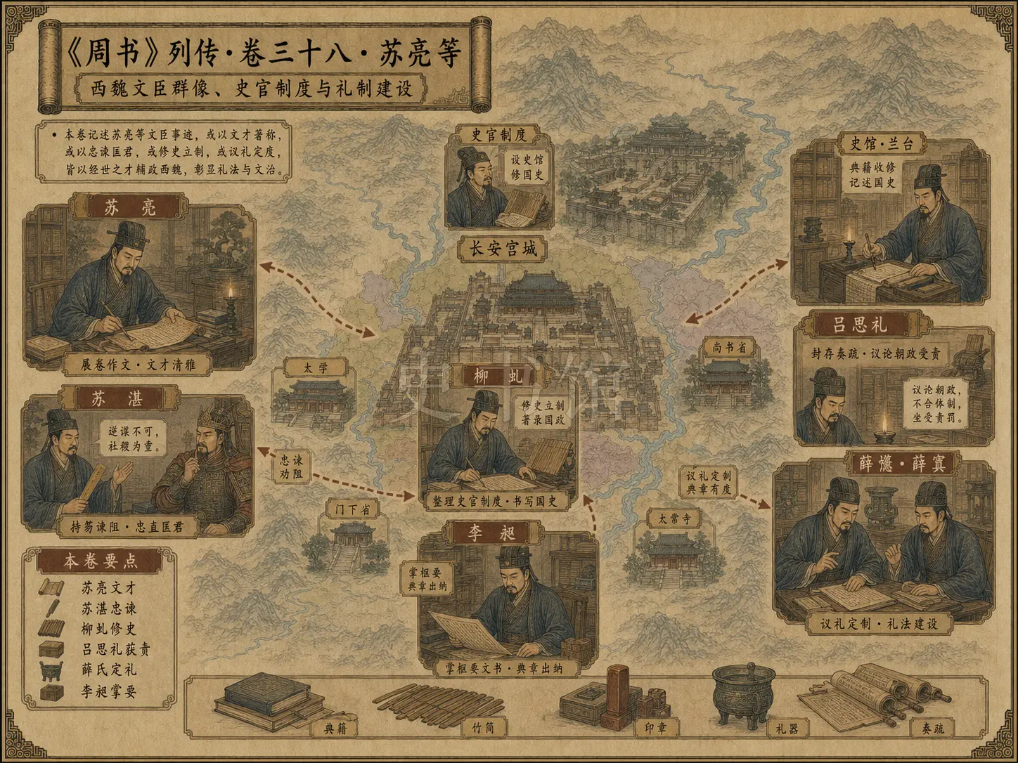 《周书》列传 卷三十八苏亮等章节配图