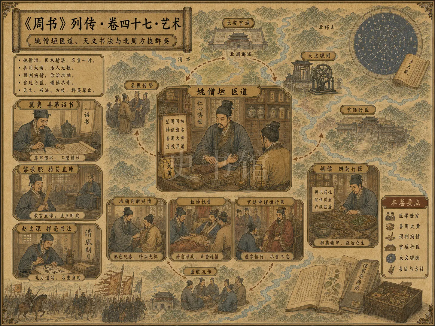 《周书》列传 卷四十七艺术章节配图