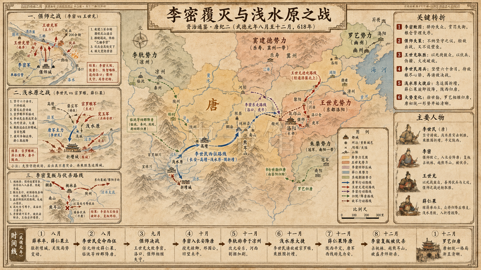 《资治通鉴》唐纪 唐纪二章节配图