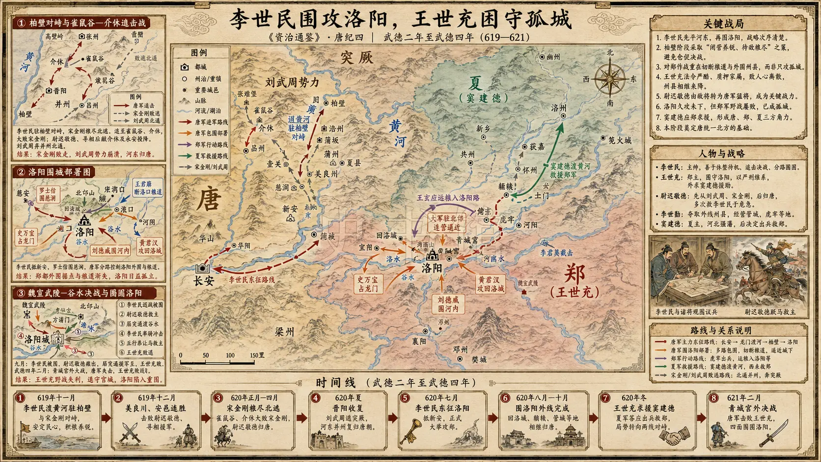 《资治通鉴》唐纪 唐纪四章节配图