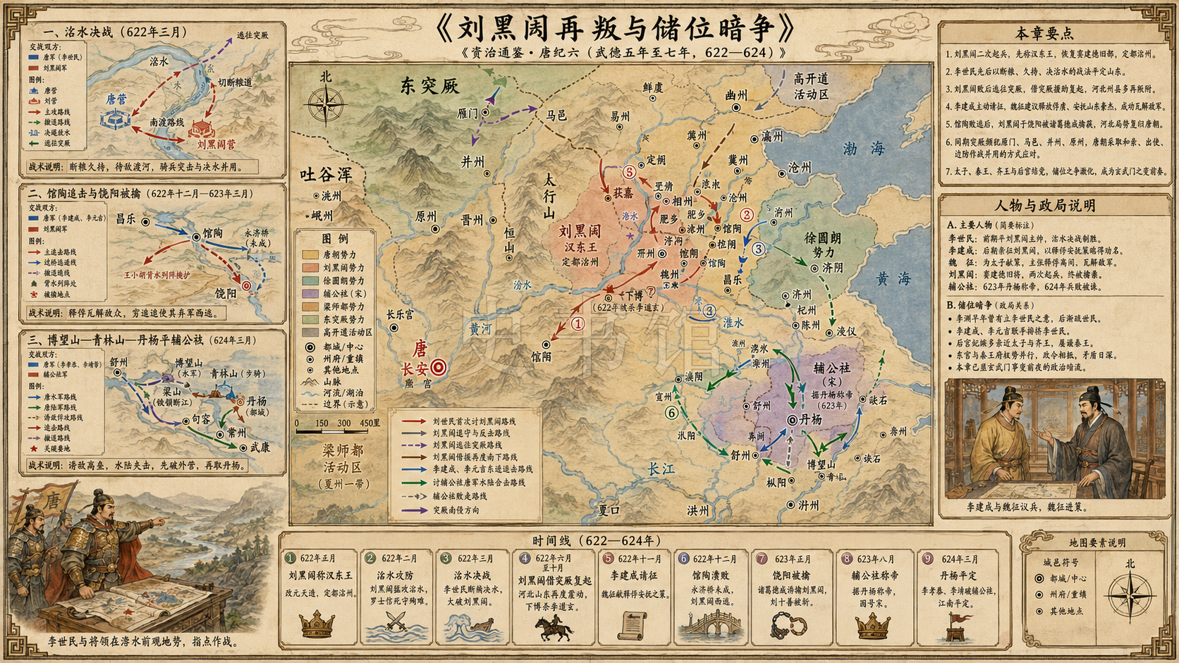 《资治通鉴》唐纪 唐纪六章节配图