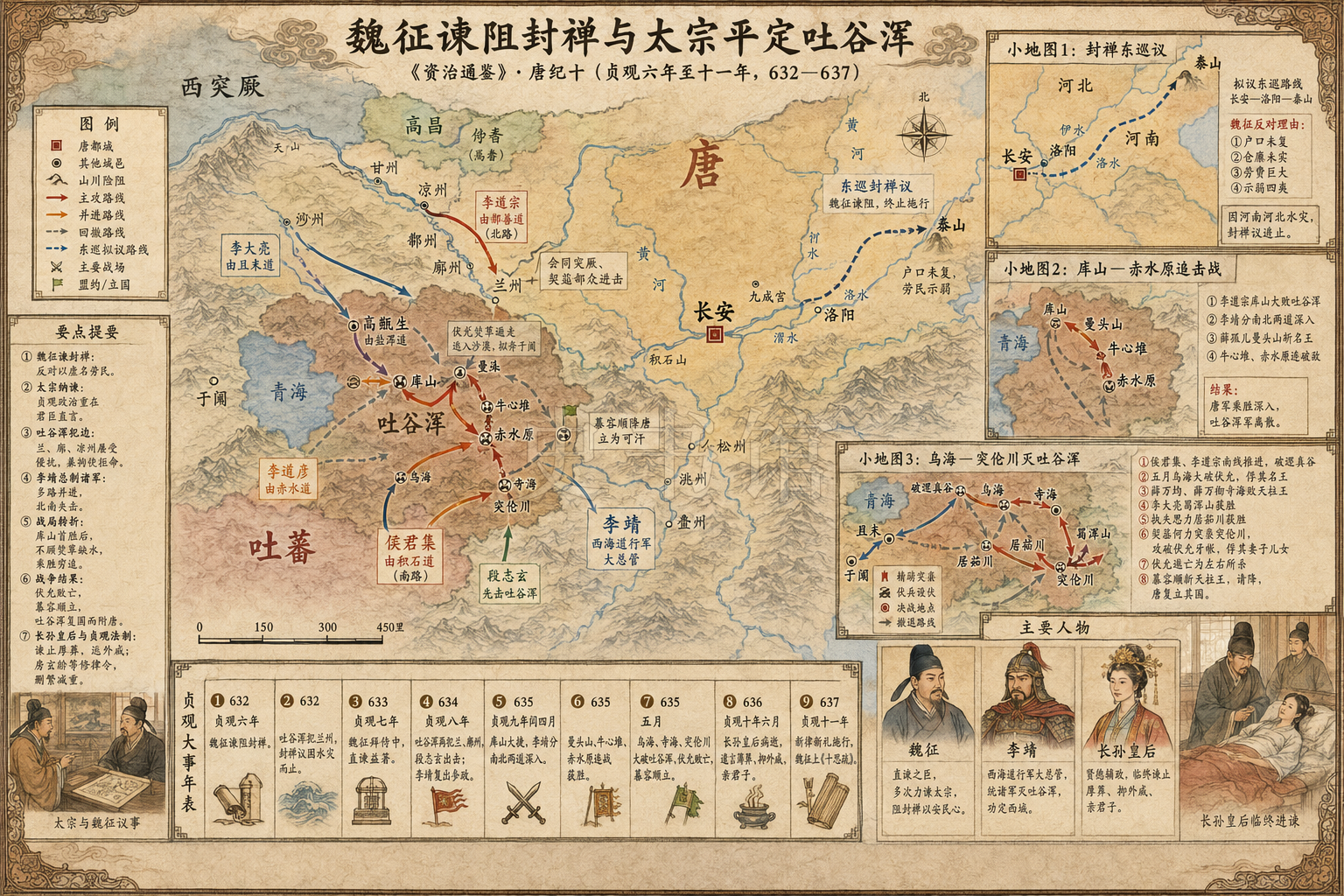 《资治通鉴》唐纪 唐纪十章节配图