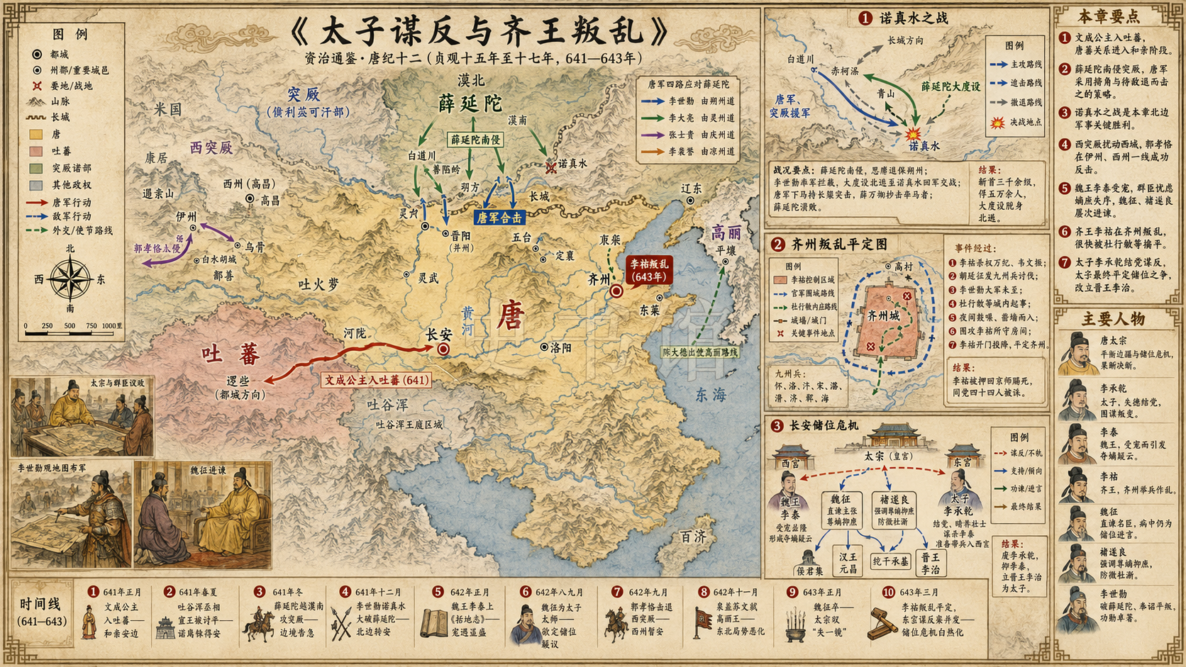 《资治通鉴》唐纪 唐纪十二章节配图