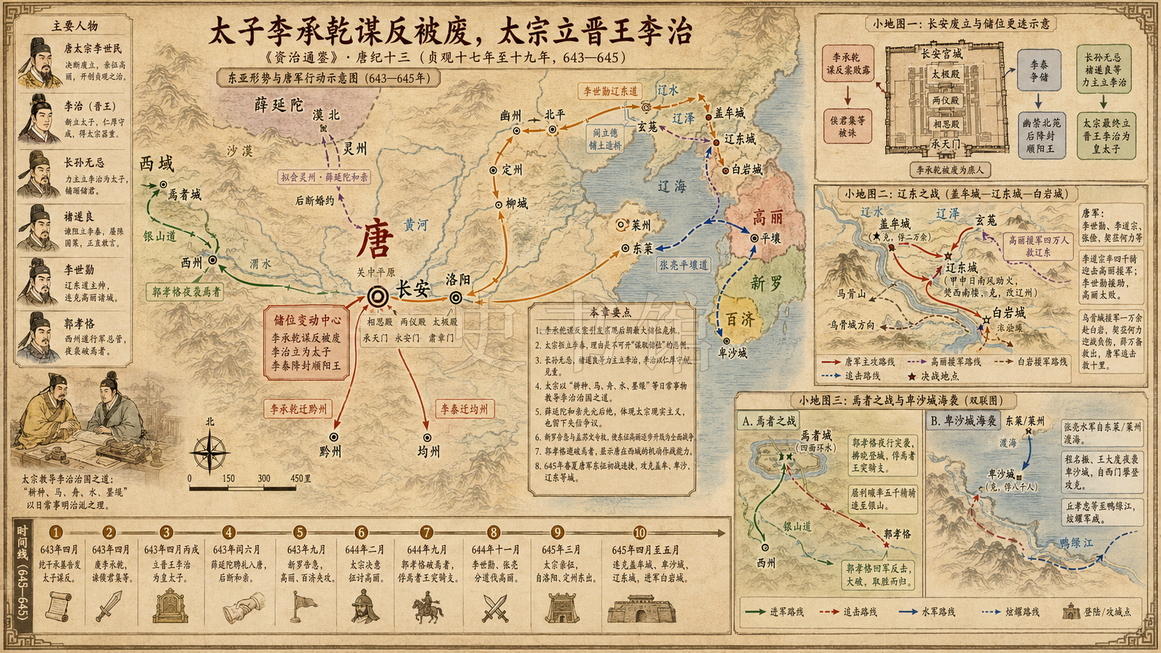 《资治通鉴》唐纪 唐纪十三章节配图