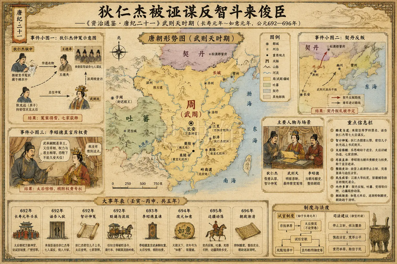 《资治通鉴》唐纪 唐纪二十一章节配图